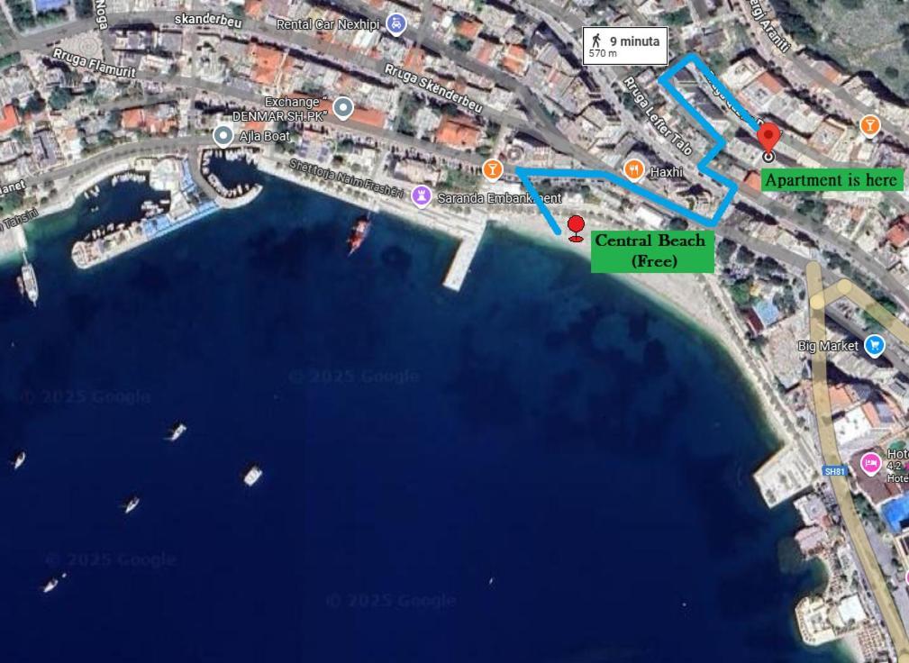 Bay View Apartment Sarandë Exteriér fotografie